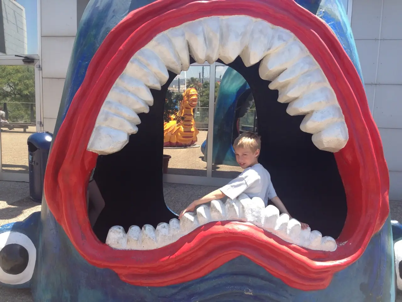 Thirteen-year-old boy, who experienced a shark attack resulting in the amputation of his leg,...