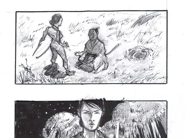 Three-dimensional, optical artwork displayed at the paint factory